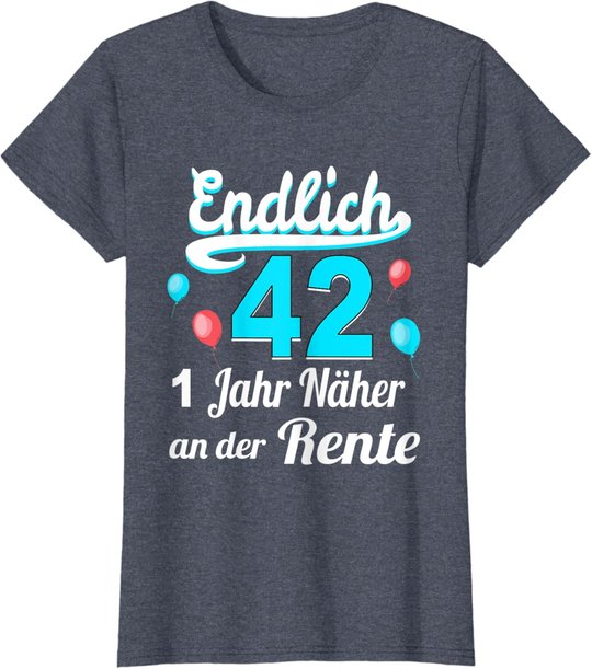 42. Geburtstag Mann 42 Jahre 42.Ehrentag Frau Jahrgang 1980 T-Shirt