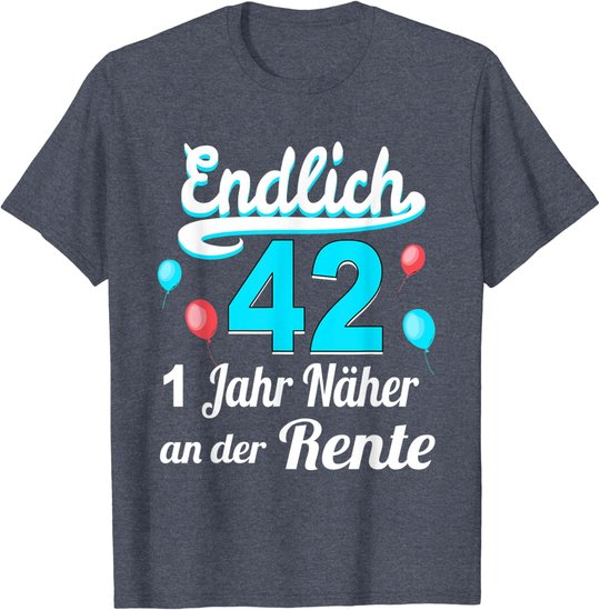 42. Geburtstag Mann 42 Jahre 42.Ehrentag Frau Jahrgang 1980 T-Shirt