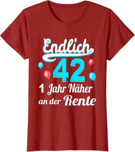 42. Geburtstag Mann 42 Jahre 42.Ehrentag Frau Jahrgang 1980 T-Shirt