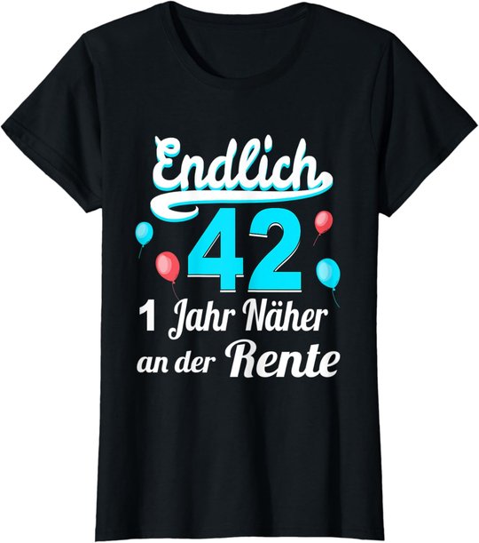 42. Geburtstag Mann 42 Jahre 42.Ehrentag Frau Jahrgang 1980 T-Shirt
