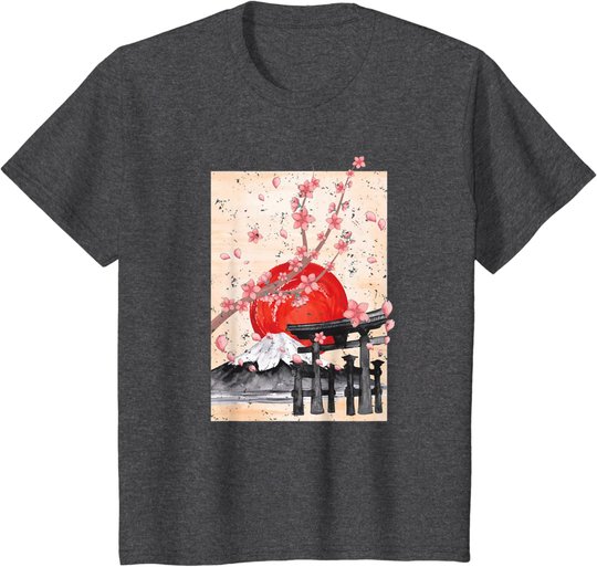Japanische Kultur Sakura Blüten Japan Kirschblüte T-Shirt