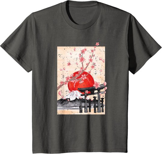 Japanische Kultur Sakura Blüten Japan Kirschblüte T-Shirt