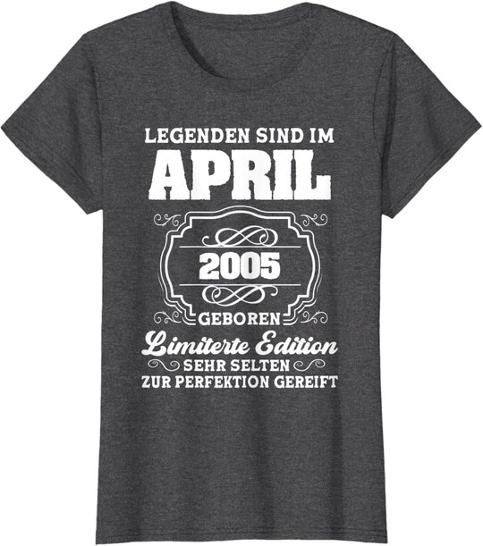16.Geburtstag Junge April 2005 16 Jahre T-Shirt