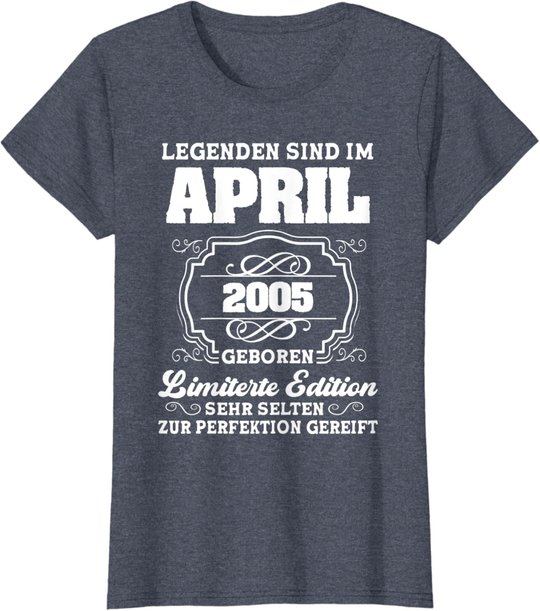 16.Geburtstag Junge April 2005 16 Jahre T-Shirt