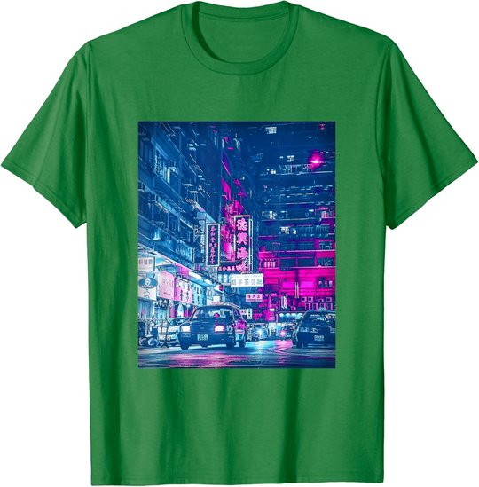 Aesthetic Cyber Vaporwave Style Dream Japan Tokyo Osaka T-Shirt