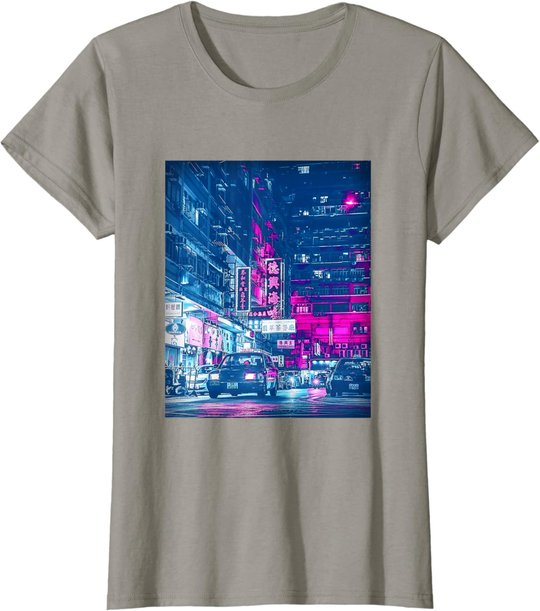 Aesthetic Cyber Vaporwave Style Dream Japan Tokyo Osaka T-Shirt