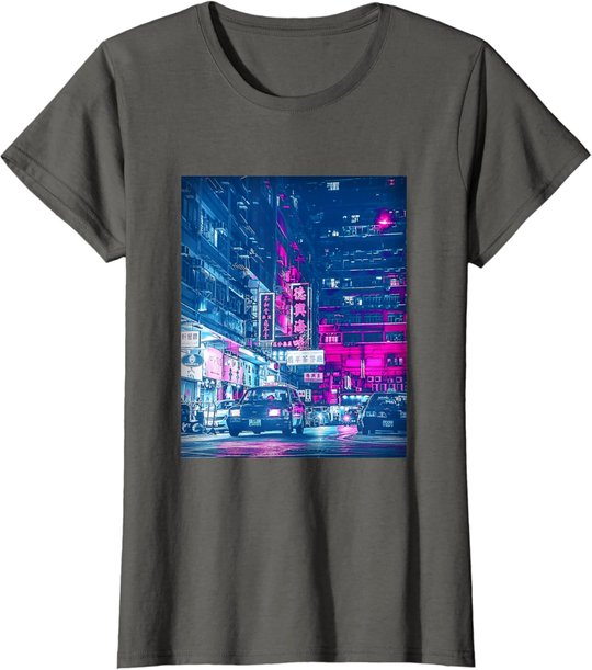 Aesthetic Cyber Vaporwave Style Dream Japan Tokyo Osaka T-Shirt