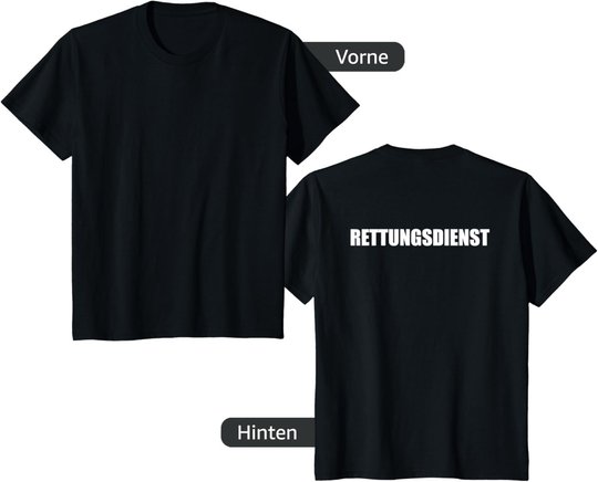 Rettungsdienst Herren Damen Kinder Rtw T-Shirt