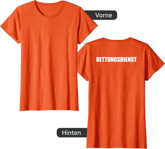 Rettungsdienst Herren Damen Kinder Rtw T-Shirt