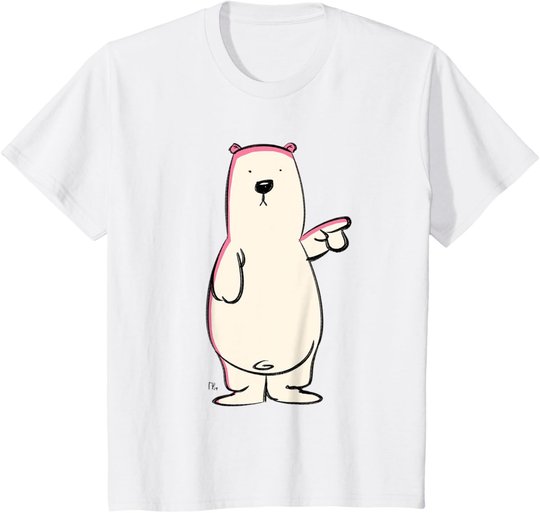 Eisbär Shirt Kinder Damen Herren | Eisbär Tshirt Kinder T-Shirt