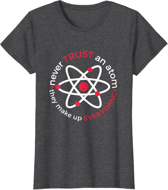 Wissenschaft Mathematik Physik Chemie Tshirt Atom Nerd Geek T-Shirt
