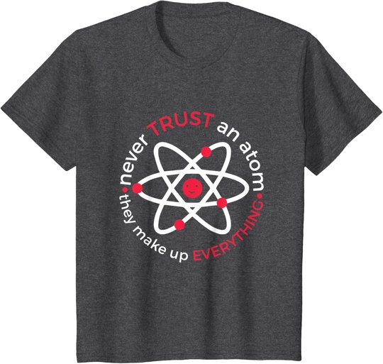 Wissenschaft Mathematik Physik Chemie Tshirt Atom Nerd Geek T-Shirt