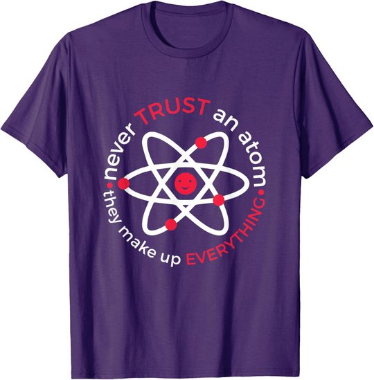 Wissenschaft Mathematik Physik Chemie Tshirt Atom Nerd Geek T-Shirt