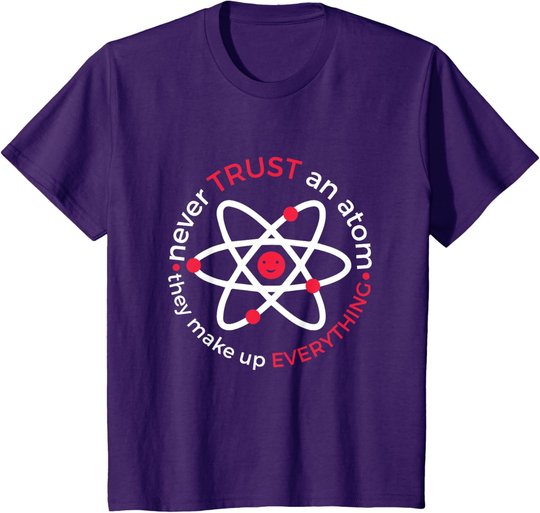 Wissenschaft Mathematik Physik Chemie Tshirt Atom Nerd Geek T-Shirt