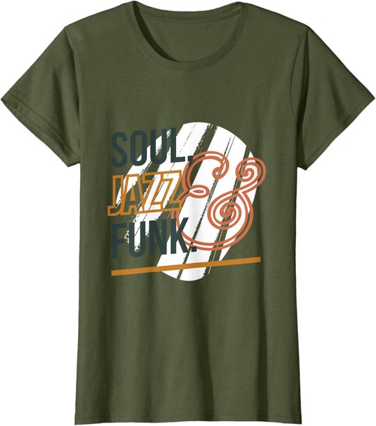 Jazz Jungen soul funk Musik genre Saxophon vintage Trompete T-Shirt