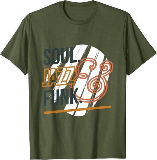 Jazz Jungen soul funk Musik genre Saxophon vintage Trompete T-Shirt