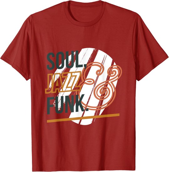 Jazz Jungen soul funk Musik genre Saxophon vintage Trompete T-Shirt