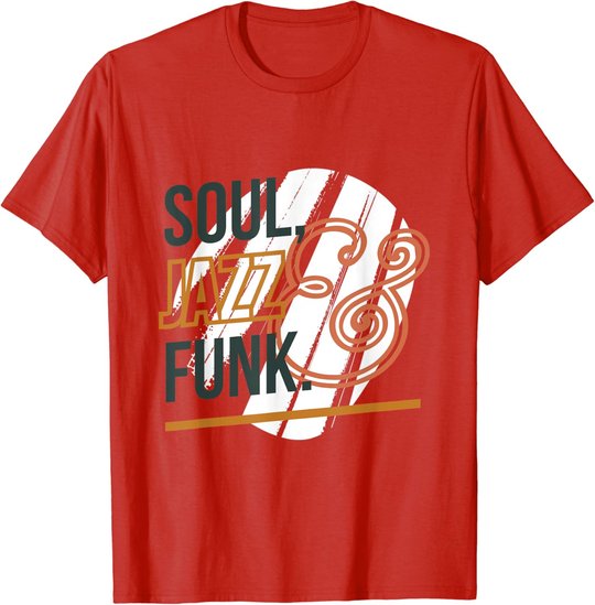 Jazz Jungen soul funk Musik genre Saxophon vintage Trompete T-Shirt