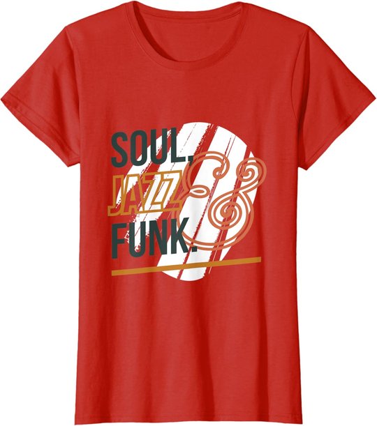Jazz Jungen soul funk Musik genre Saxophon vintage Trompete T-Shirt