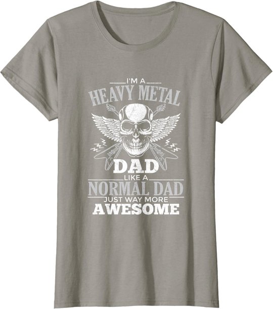 Heavy Metal Dad T-Shirt für Punk Rock Music Lover T-Shirt