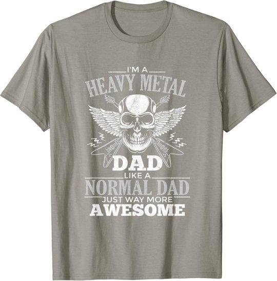 Heavy Metal Dad T-Shirt für Punk Rock Music Lover T-Shirt