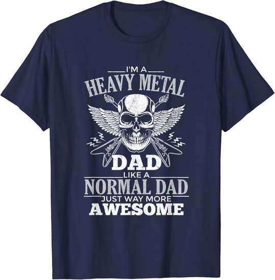 Heavy Metal Dad T-Shirt für Punk Rock Music Lover T-Shirt