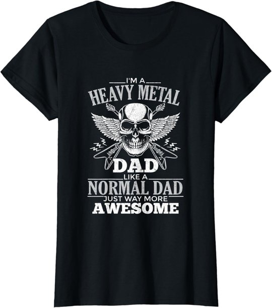 Heavy Metal Dad T-Shirt für Punk Rock Music Lover T-Shirt