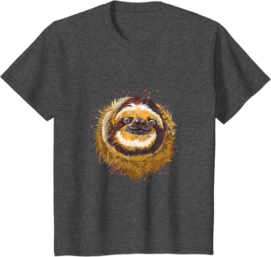 Faultier Shirt Damen Kinder Faultier Liebhaber Geschenk T-Shirt