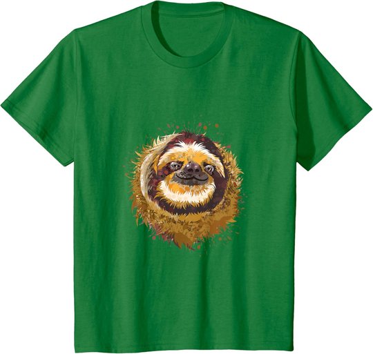 Faultier Shirt Damen Kinder Faultier Liebhaber Geschenk T-Shirt