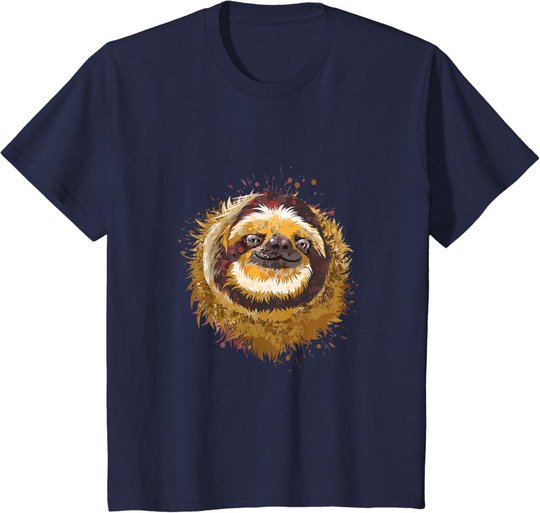 Faultier Shirt Damen Kinder Faultier Liebhaber Geschenk T-Shirt