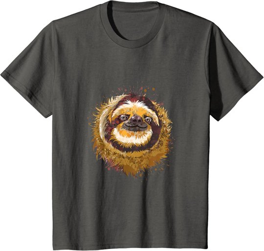 Faultier Shirt Damen Kinder Faultier Liebhaber Geschenk T-Shirt