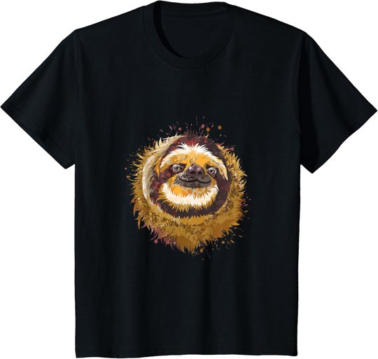 Faultier Shirt Damen Kinder Faultier Liebhaber Geschenk T-Shirt