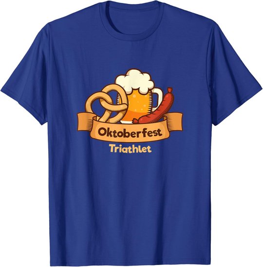 Herren Oktoberfest Outfit Brezel Bier Wurst Lederhose Dirndl Ersatz T-Shirt