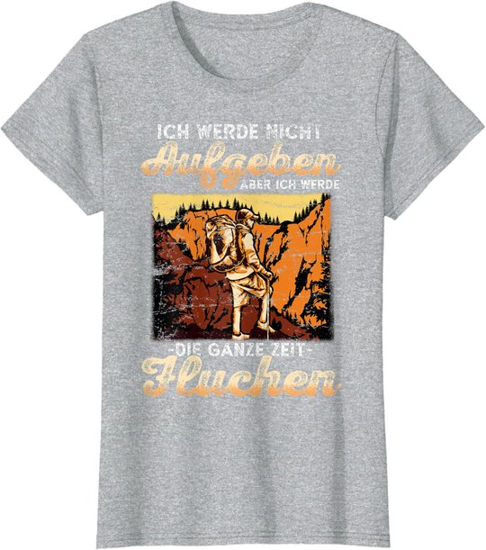 Wandern Trekking Bergsteigen T-Shirt