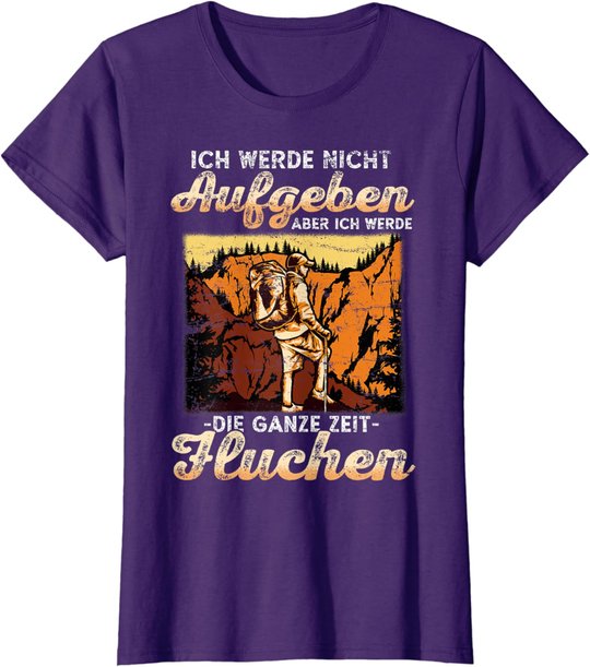 Wandern Trekking Bergsteigen T-Shirt