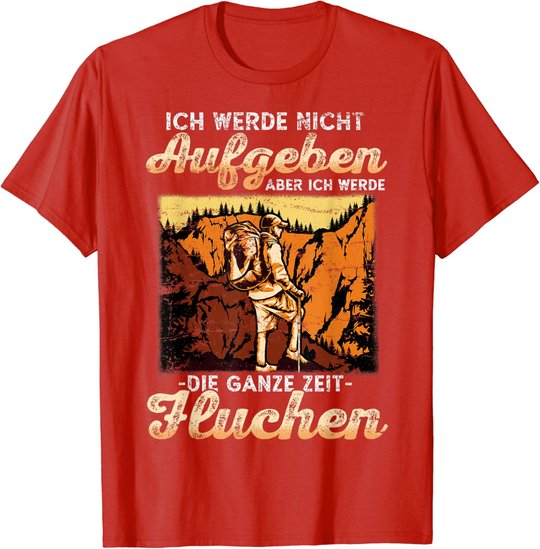 Wandern Trekking Bergsteigen T-Shirt