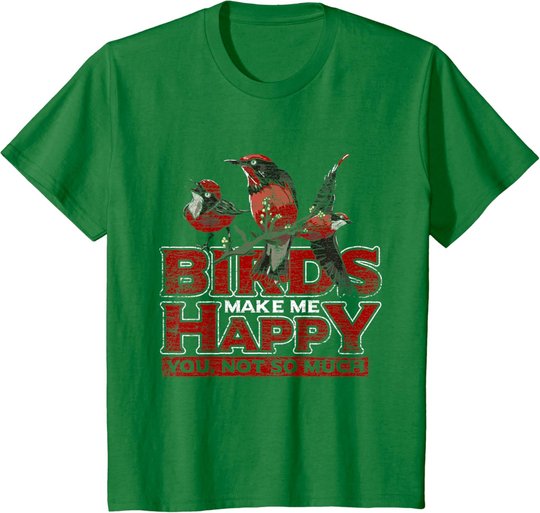 Tier Liebe Ornithologie Natur Vogel T-Shirt