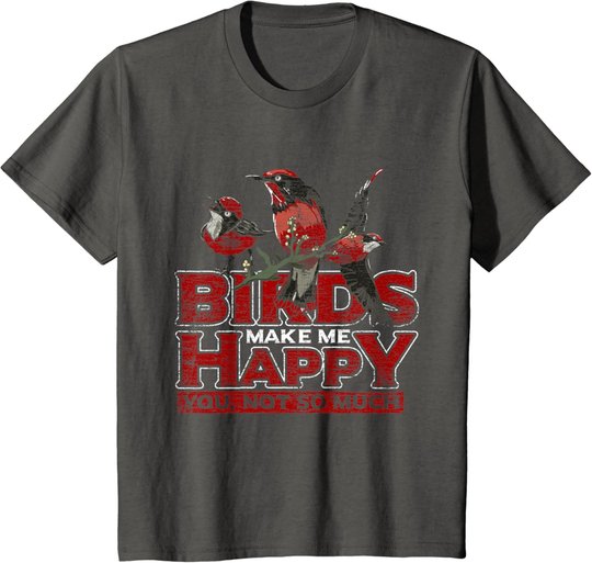Tier Liebe Ornithologie Natur Vogel T-Shirt
