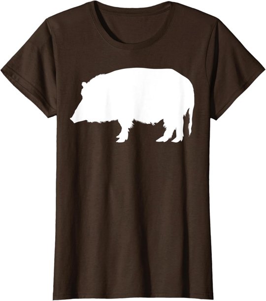 Wildschwein Keiler Schwein Jagen Jagd Jäger Wildnis Tiere T-Shirt