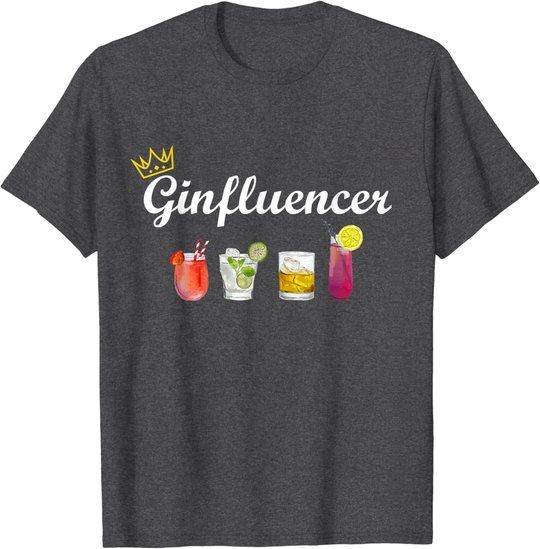 Gin Design Ginfluencer Cocktail Party Malle JGA Longdrink T-Shirt