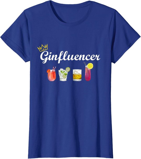 Gin Design Ginfluencer Cocktail Party Malle JGA Longdrink T-Shirt