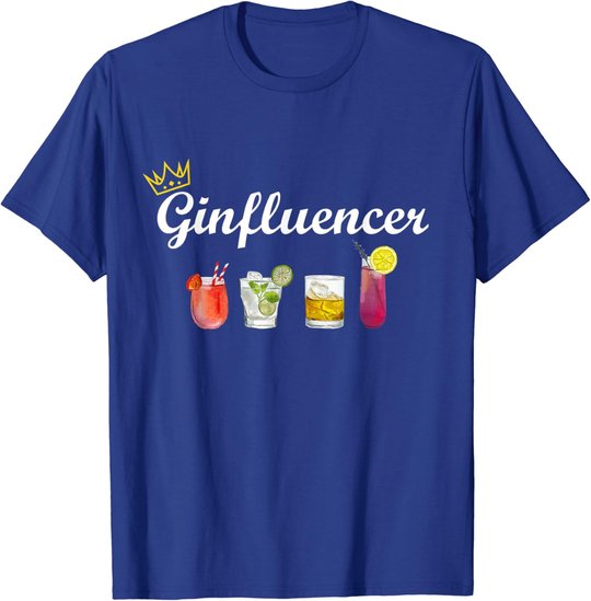 Gin Design Ginfluencer Cocktail Party Malle JGA Longdrink T-Shirt