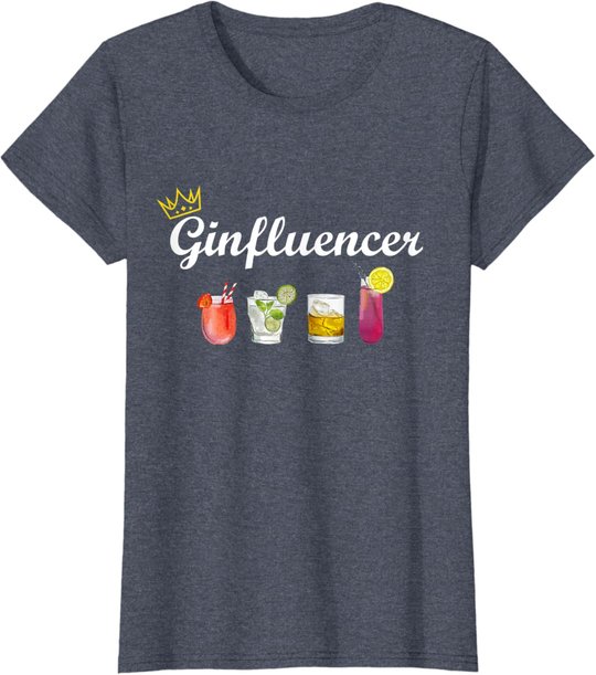 Gin Design Ginfluencer Cocktail Party Malle JGA Longdrink T-Shirt