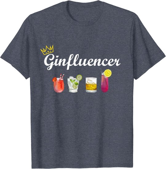 Gin Design Ginfluencer Cocktail Party Malle JGA Longdrink T-Shirt