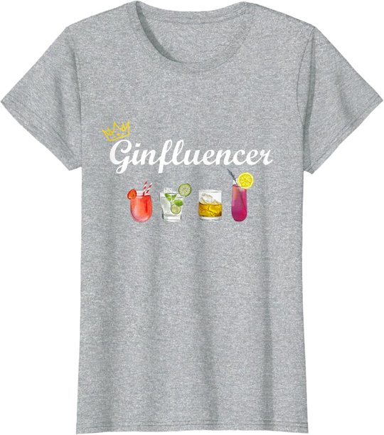 Gin Design Ginfluencer Cocktail Party Malle JGA Longdrink T-Shirt
