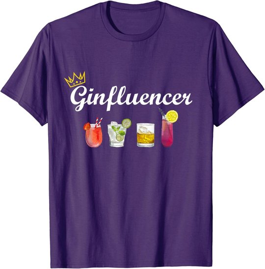 Gin Design Ginfluencer Cocktail Party Malle JGA Longdrink T-Shirt