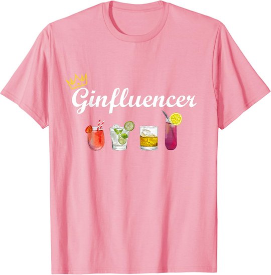 Gin Design Ginfluencer Cocktail Party Malle JGA Longdrink T-Shirt