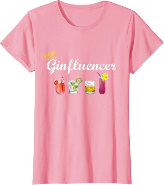 Gin Design Ginfluencer Cocktail Party Malle JGA Longdrink T-Shirt