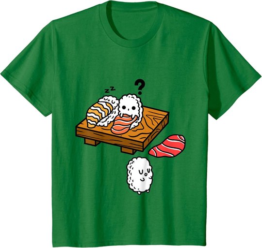 Sleep Walking Herren, Damen & Kinder Kawaii Sushi T-Shirt