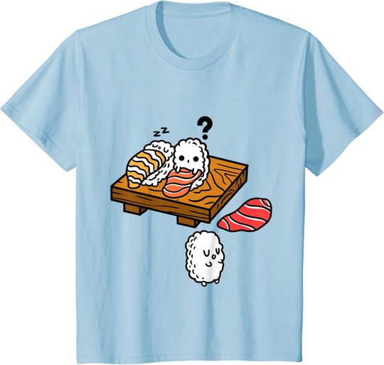 Sleep Walking Herren, Damen & Kinder Kawaii Sushi T-Shirt